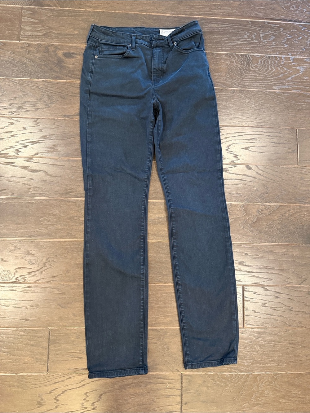 Aviator Women's Straight Fit Jeans Size 29 Vintage Black Made in USA Travel